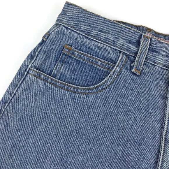 Vintage GUESS Light Wash Denim Jean Shorts Size 26 - Picture 4 of 8